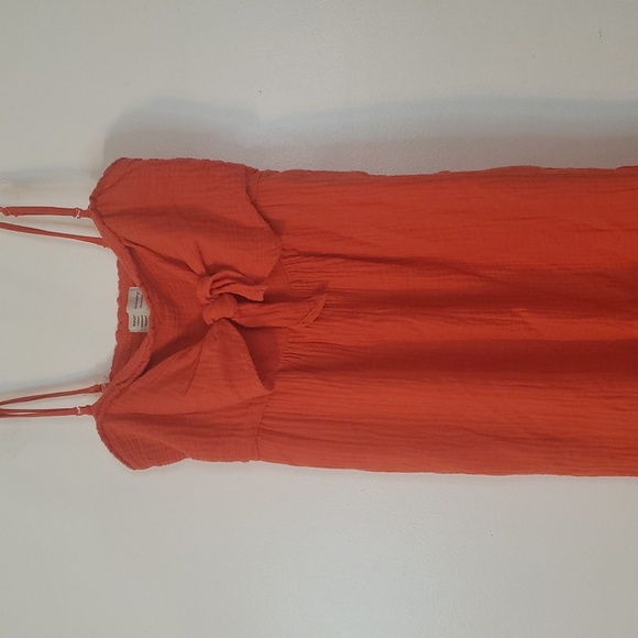 Anthropologie Saterday Sunday Isabel Tie-Front Jumpsuit Size XS Gauze Cotton - Picture 6 of 16